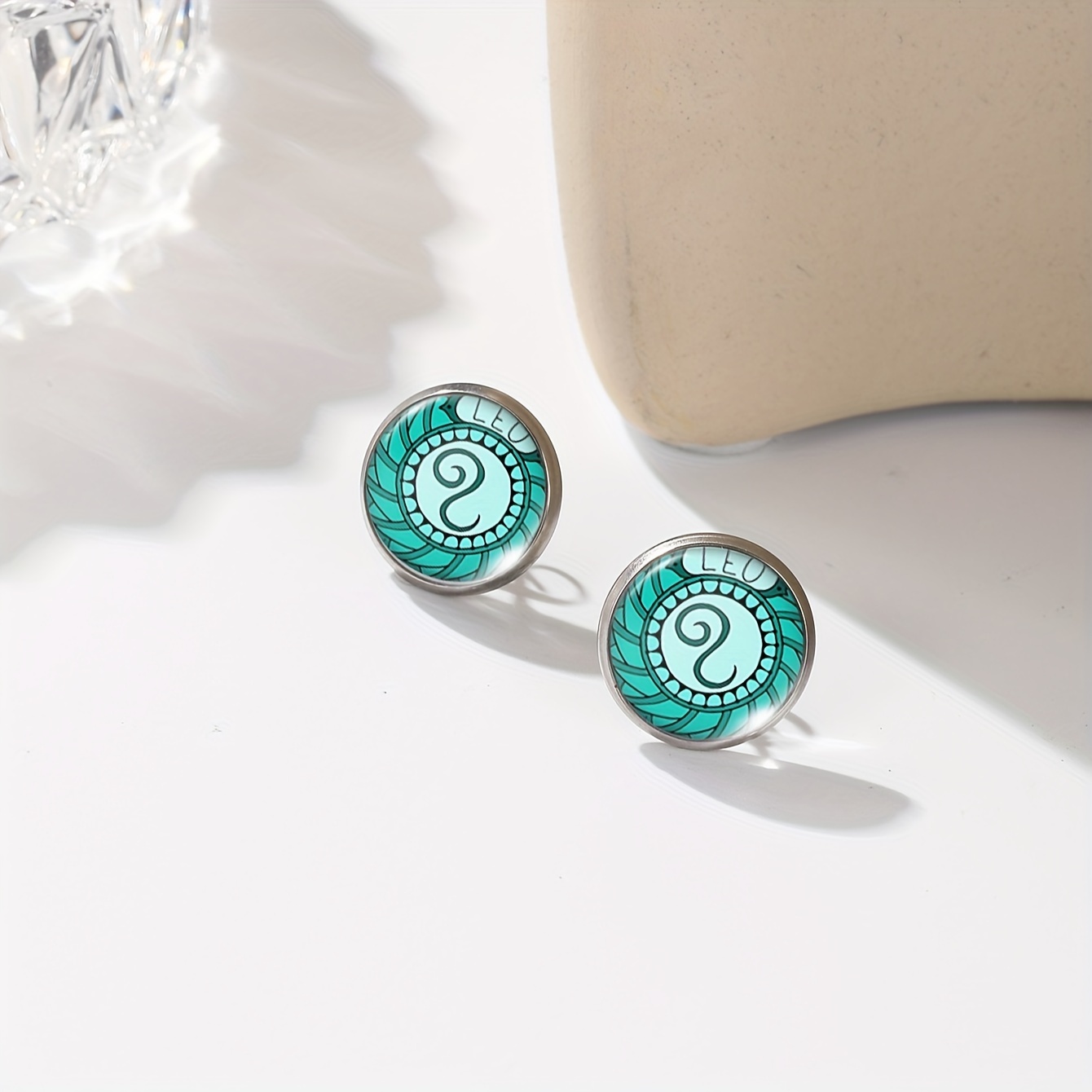 Zodiac Constellation Symbol Earrings Set